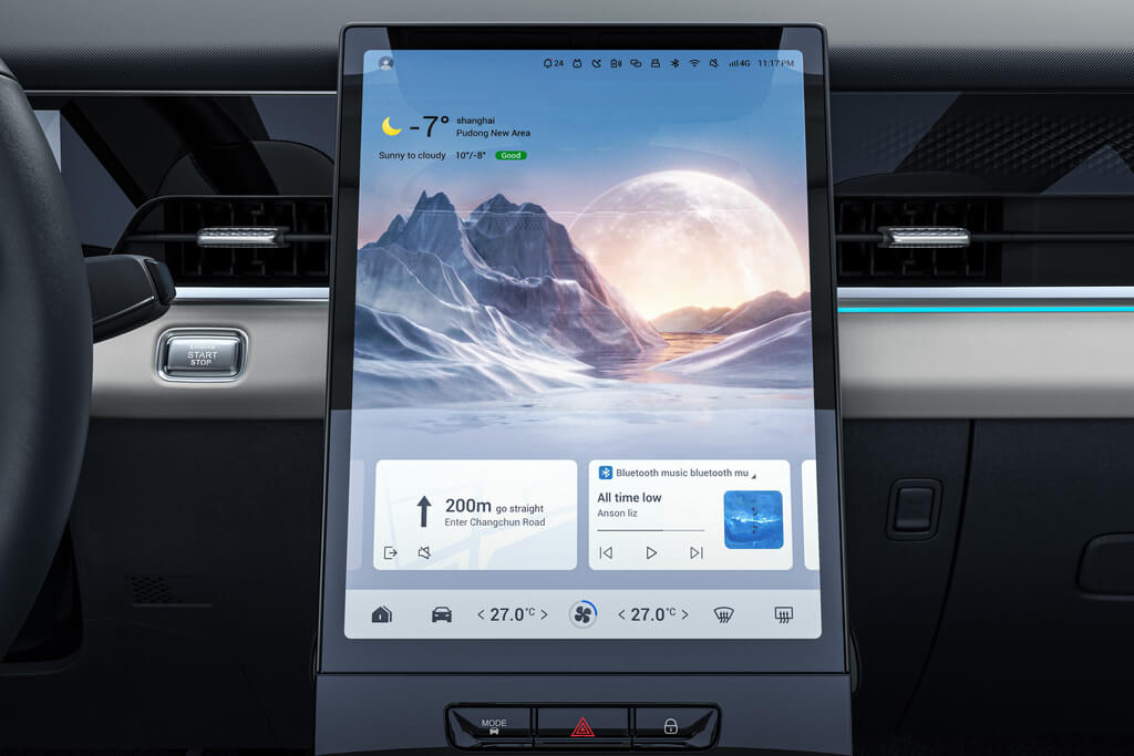 Jaecoo5 - Dizajn interiéru