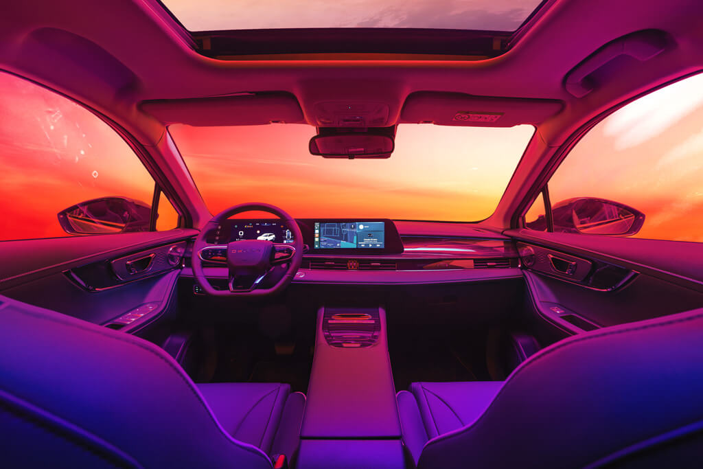 Omoda5 - Dizajn interiéru